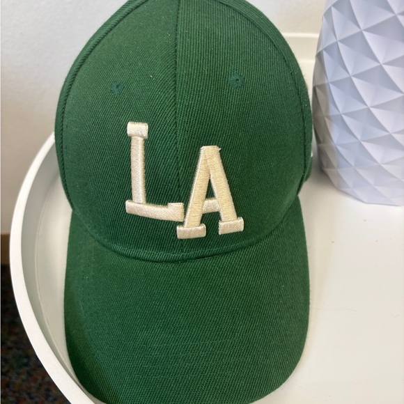 Vintage Green LA Baseball Cap great condition - Picture 1 of 6